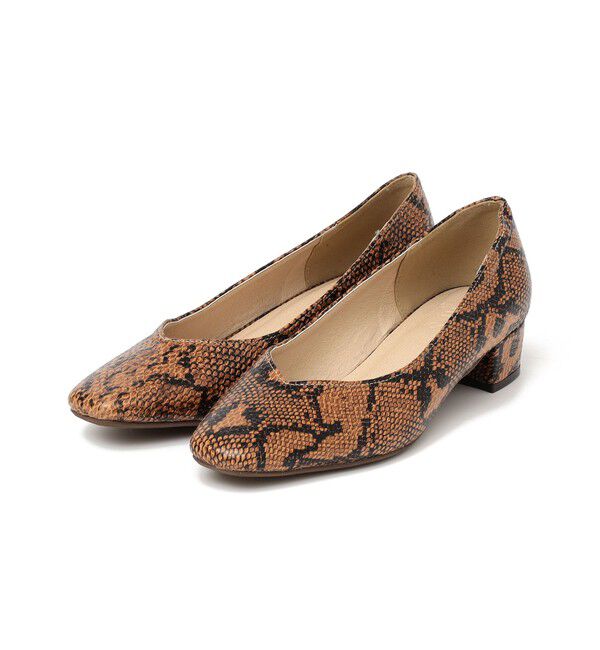 SHIPS Colors 「SHIPS Colors:Vカット パンプス」|パンプス|ベージュ