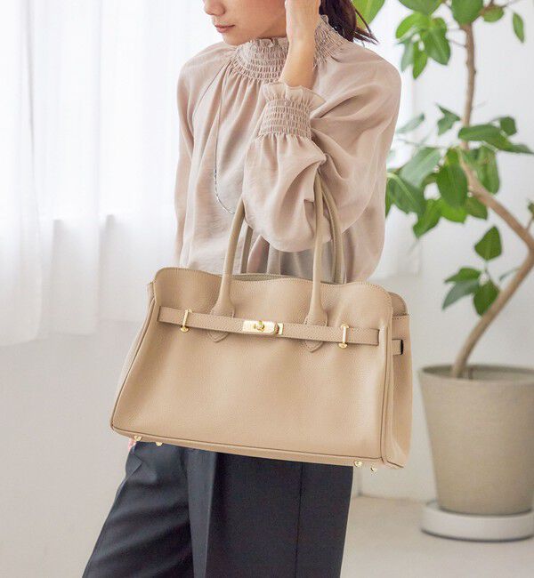 SHIPS for women「【SHIPS別注】MILOS: 金具付き ベルト トート M」|トートバッグ|