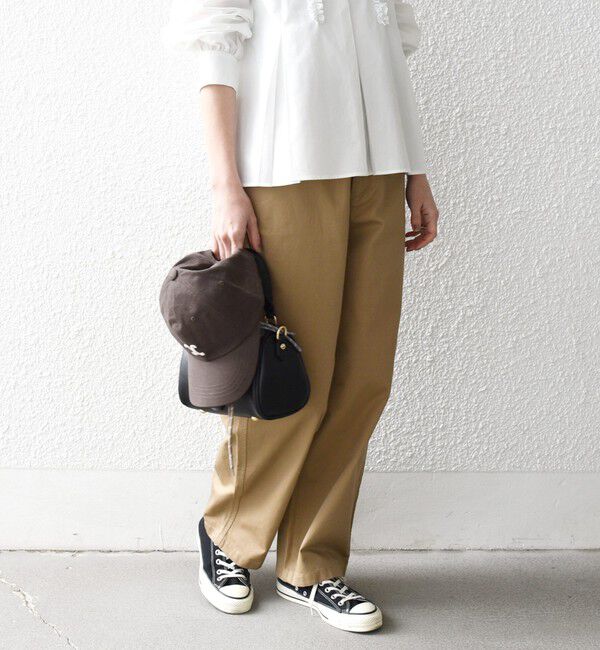 SHIPS any「《一部追加予約》SHIPS any:〈洗濯機可能〉チノ ハイウエスト セミワイド パンツ」|チノ|