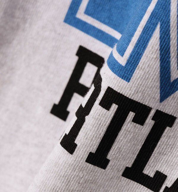 SHIPS any「《予約》【SHIPS any別注】THE KNiTS:〈洗濯機可能〉ラウンドヘム プリント ショート TEE」|Tシャツ・カットソー|