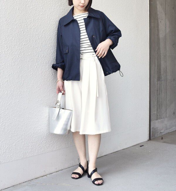 SHIPS Colors 「《予約》SHIPS Colors:〈手洗い可能〉リブ 5分袖 ニット◆」|ニット・セーター|