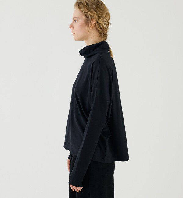 GALERIE VIE「コットンシルクジャージー タートルネックプルオーバー」|Tシャツ・カットソー|