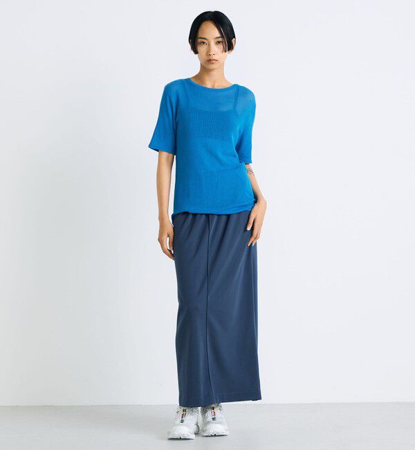 Edition「サテンダンボール ペンシルスカート」|スカート|