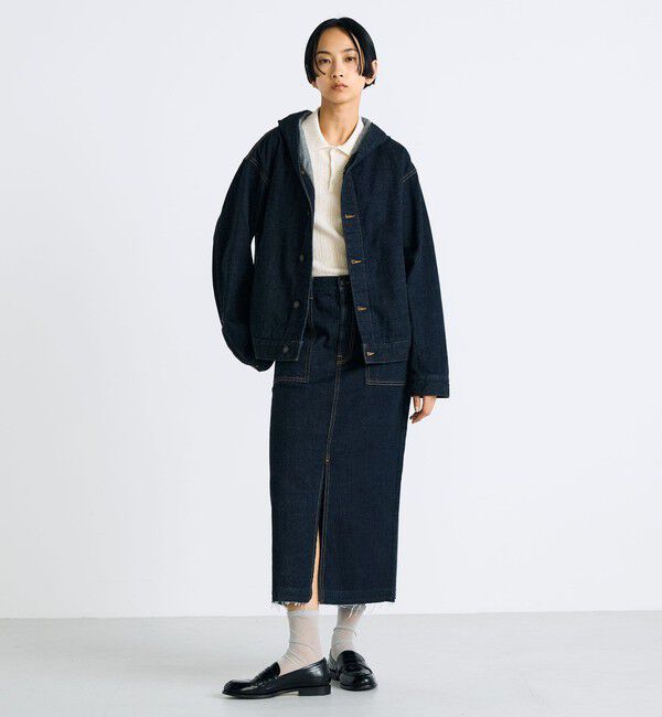 Edition「ワンウオッシュ エッセンシャルデニム スカート」|スカート|