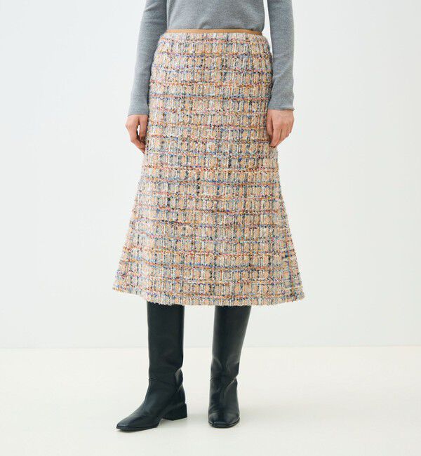 TOMORROWLAND collection「ファンシーヘリンボーン マーメイドスカート」|スカート|