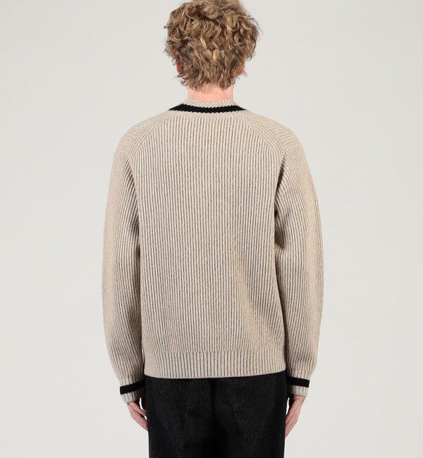 TOMORROWLAND MENS「TOMORROWLAND Tricot ウールカシミヤ メランジニット Vネックプルオーバー」|ニット・セーター|