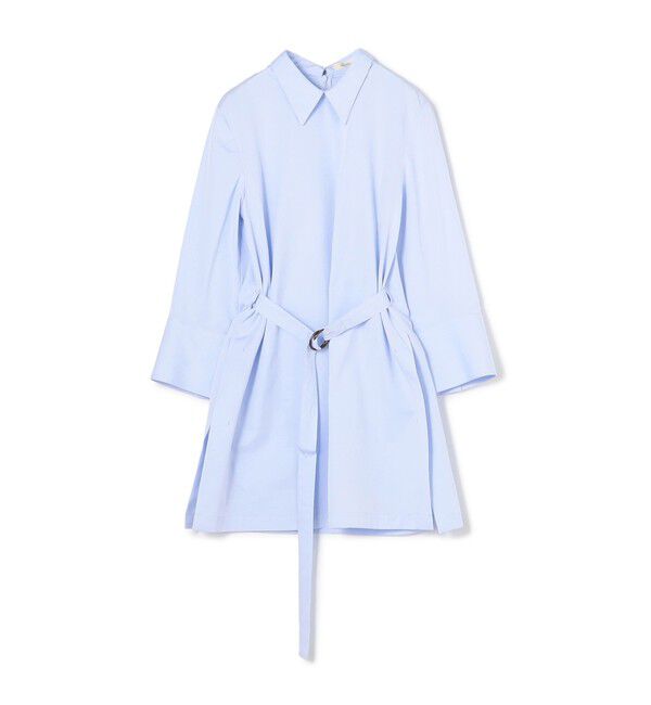 DES PRES「コンパクトコットン ウィングカラーチュニックブラウス」|ワンピース|61 ライトブルー