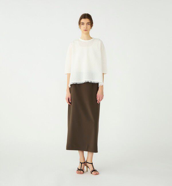 Ballsey「マットジャージー ペンシルタイトスカート」|タイト|