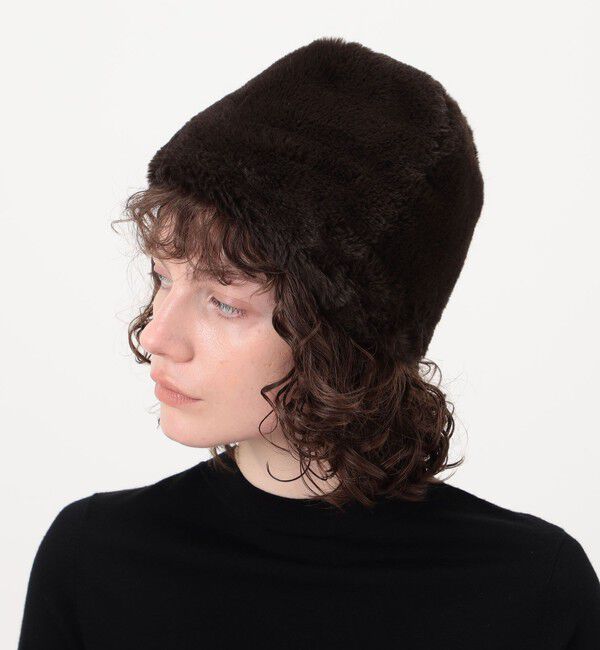 TOMORROWLAND GOODS「Clyde FAUX FUR TOQUE フェイクファーキャップ」|キャップ・キャスケット|