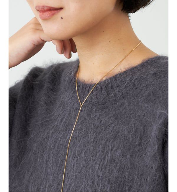 IENA「《追加3》SASKIA DIEZ/サスキア ディツ FINE NL FRINGE CUBIC ネックレス」|ネックレス|ゴールド