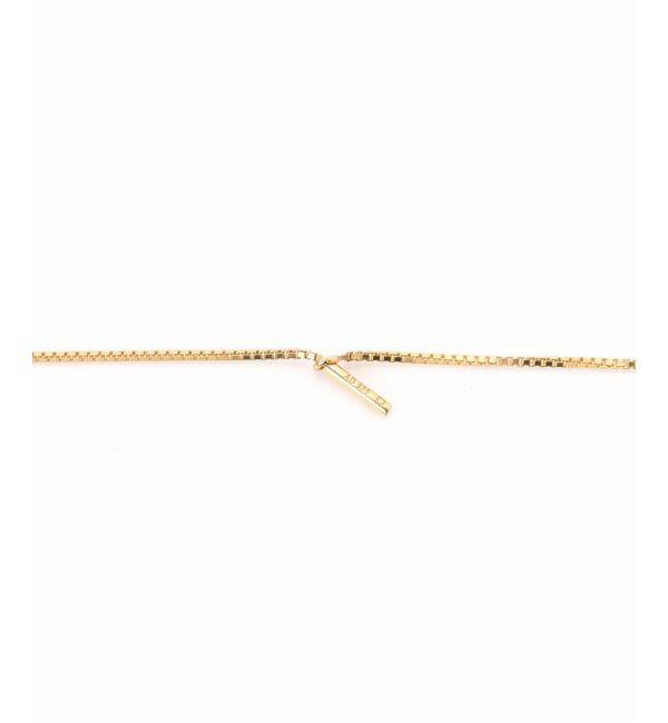 IENA「《追加3》SASKIA DIEZ/サスキア ディツ FINE NL FRINGE CUBIC ネックレス」|ネックレス|