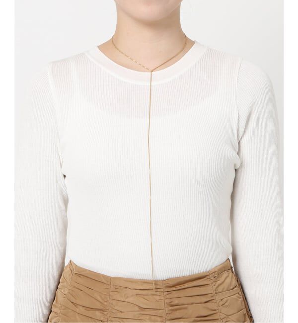 IENA「《追加3》SASKIA DIEZ/サスキア ディツ FINE NL FRINGE CUBIC ネックレス」|ネックレス|