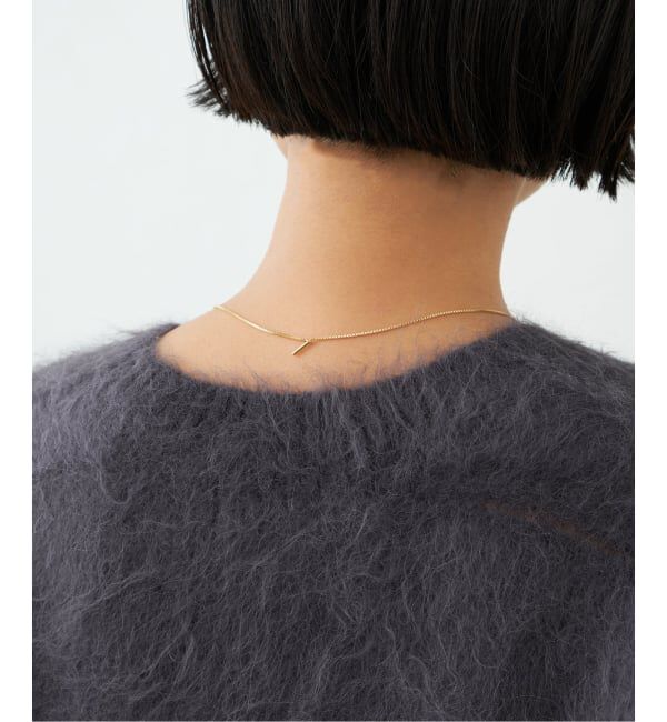 IENA「《追加3》SASKIA DIEZ/サスキア ディツ FINE NL FRINGE CUBIC ネックレス」|ネックレス|