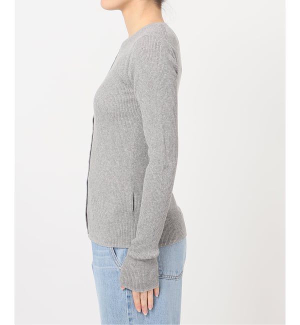 IENA「《WEB限定/追加予約》ハイゲージリブカーディガン」|カーディガン|