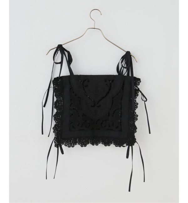 IENA LA BOUCLE「HERITER/エリテ ボビンレース カットワーク パーツ キャミソール H0-00-3073」|キャミソール|