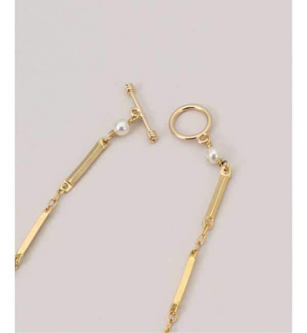 IENA LA BOUCLE「monshiro/モンシロ ハナミズキ グラス ショート ネックレス MNP-241」|ネックレス|