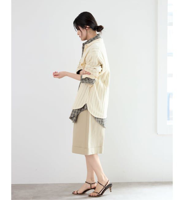 IENA「WANDERUNG/ワンデルング cotton cashmere knit SH ニット WRKNN-005-01」|ニット・セーター|