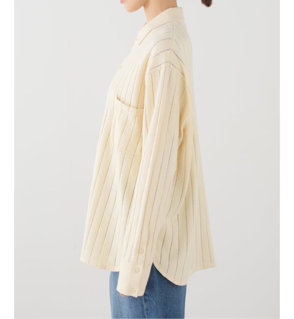 IENA「WANDERUNG/ワンデルング cotton cashmere knit SH ニット WRKNN-005-01」|ニット・セーター|