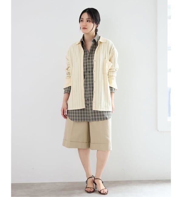 IENA「WANDERUNG/ワンデルング cotton cashmere knit SH ニット WRKNN-005-01」|ニット・セーター|