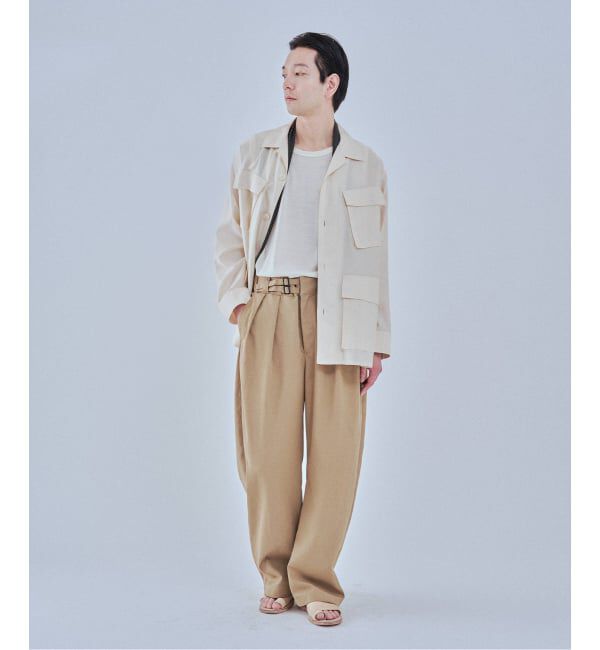 EDIFICE「ETS.MATERIAUX(マテリオ) スーピマ ファティーグ ジャケット」|ミリタリージャケット|