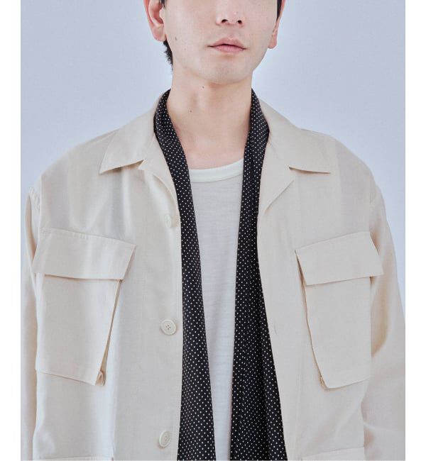 EDIFICE「ETS.MATERIAUX(マテリオ) スーピマ ファティーグ ジャケット」|ミリタリージャケット|