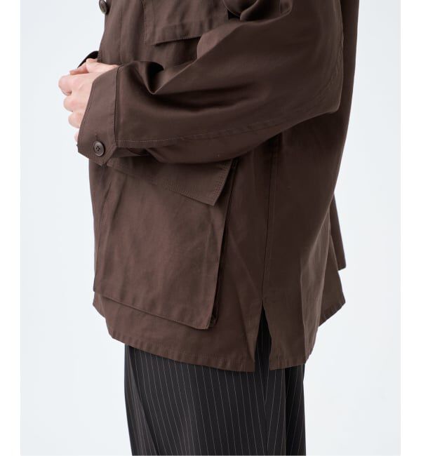 EDIFICE「ETS.MATERIAUX(マテリオ) スーピマ ファティーグ ジャケット」|ミリタリージャケット|