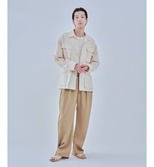 EDIFICE「ETS.MATERIAUX(マテリオ) スーピマ ファティーグ ジャケット」|ミリタリージャケット|