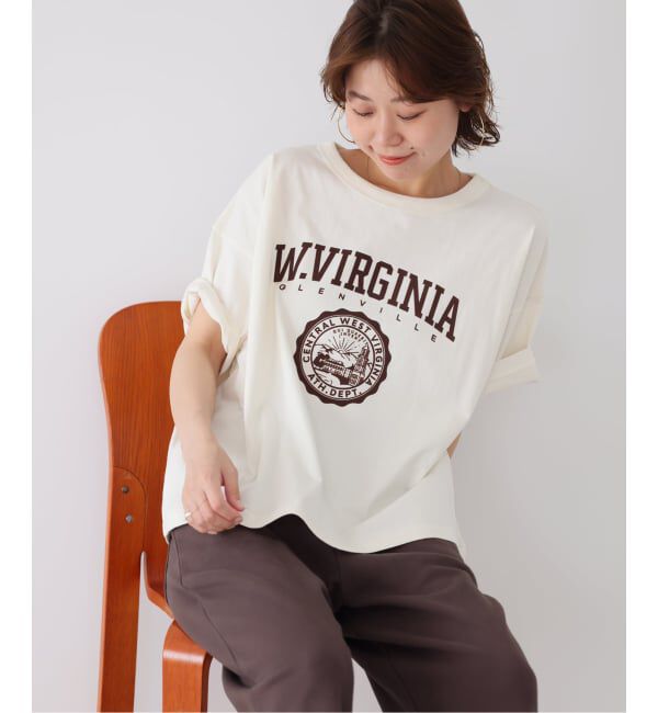 JOURNAL STANDARD relume「ヴィンテージフロッキーロゴTEE」|Tシャツ・カットソー|ナチュラル