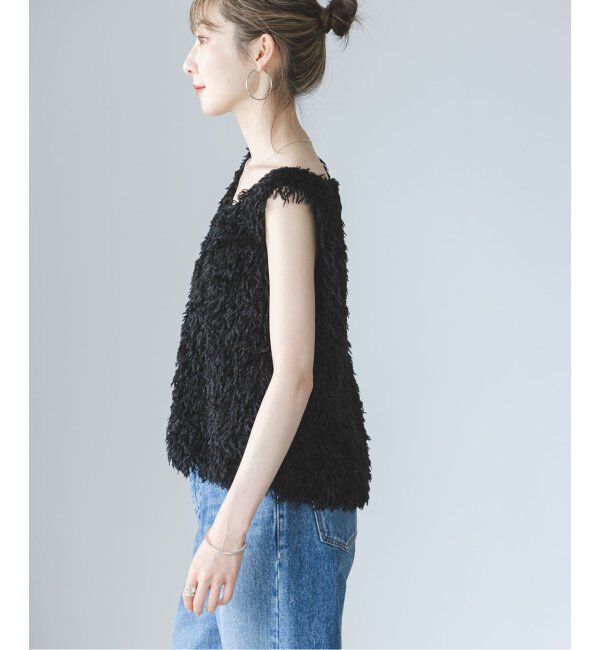 NOBLE「フェザーヤーンタンクトッププルオーバー」|シャツ・ブラウス|