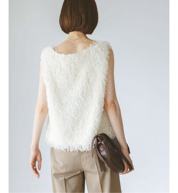 NOBLE「フェザーヤーンタンクトッププルオーバー」|シャツ・ブラウス|