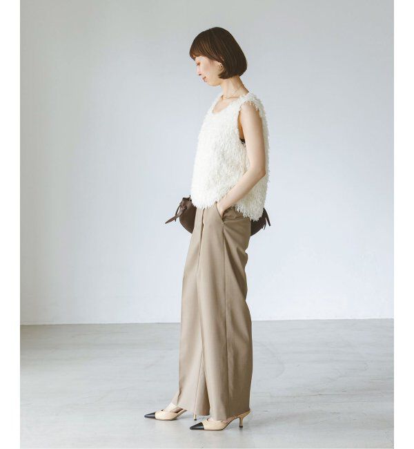 NOBLE「フェザーヤーンタンクトッププルオーバー」|シャツ・ブラウス|