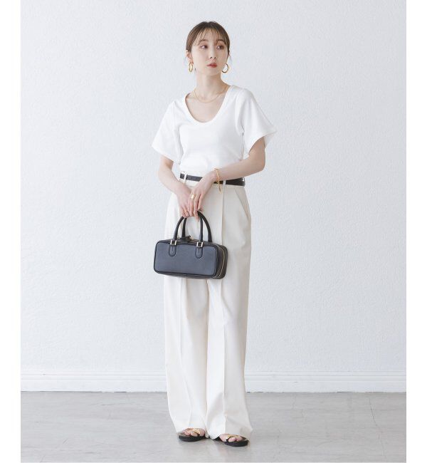 NOBLE「《追加》BY MALENE BIRGER/バイマレーネビルガー リブUネックTEE」|Tシャツ・カットソー|