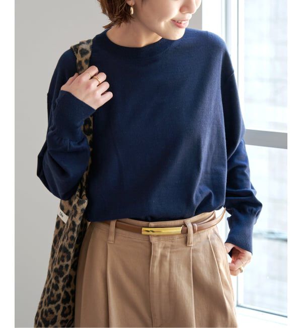 Spick and Span「《WEB限定 / 追加3》18G クルーネックプルオーバー」|ニット・セーター|