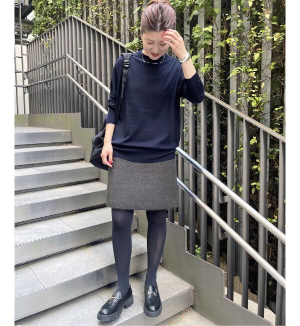 Spick and Span「《WEB限定 / 追加3》18G クルーネックプルオーバー」|ニット・セーター|