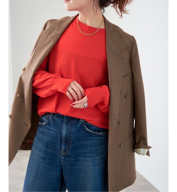 Spick and Span「《WEB限定 / 追加3》18G クルーネックプルオーバー」|ニット・セーター|