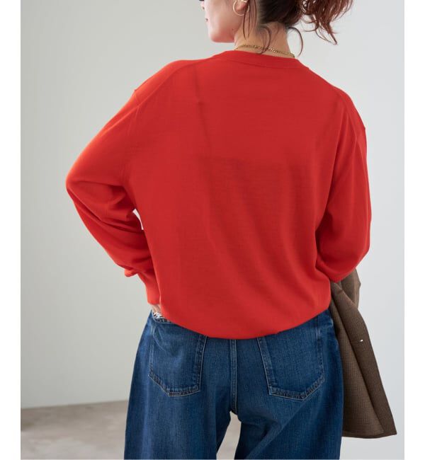 Spick and Span「《WEB限定 / 追加3》18G クルーネックプルオーバー」|ニット・セーター|