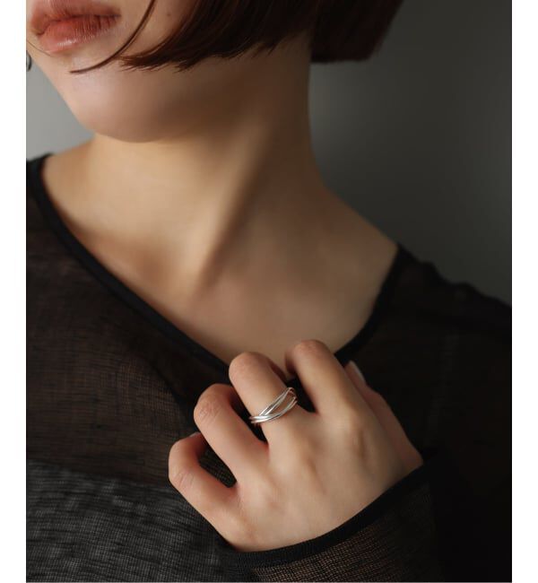 Spick and Span「《予約》【SAMH by LILAS】4カーブリング SV」|リング|