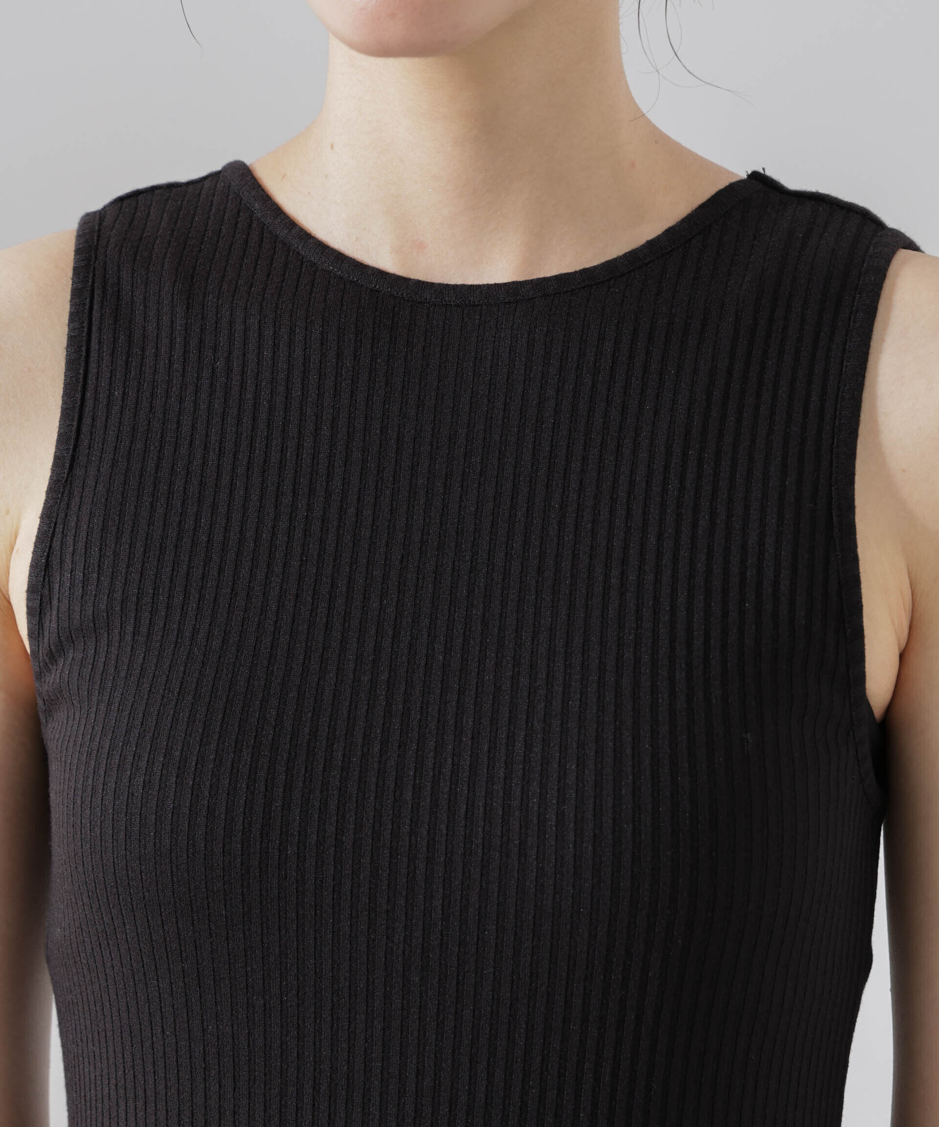 nano･universe「フラワープリントリブタンクワンピース」|ワンピース|