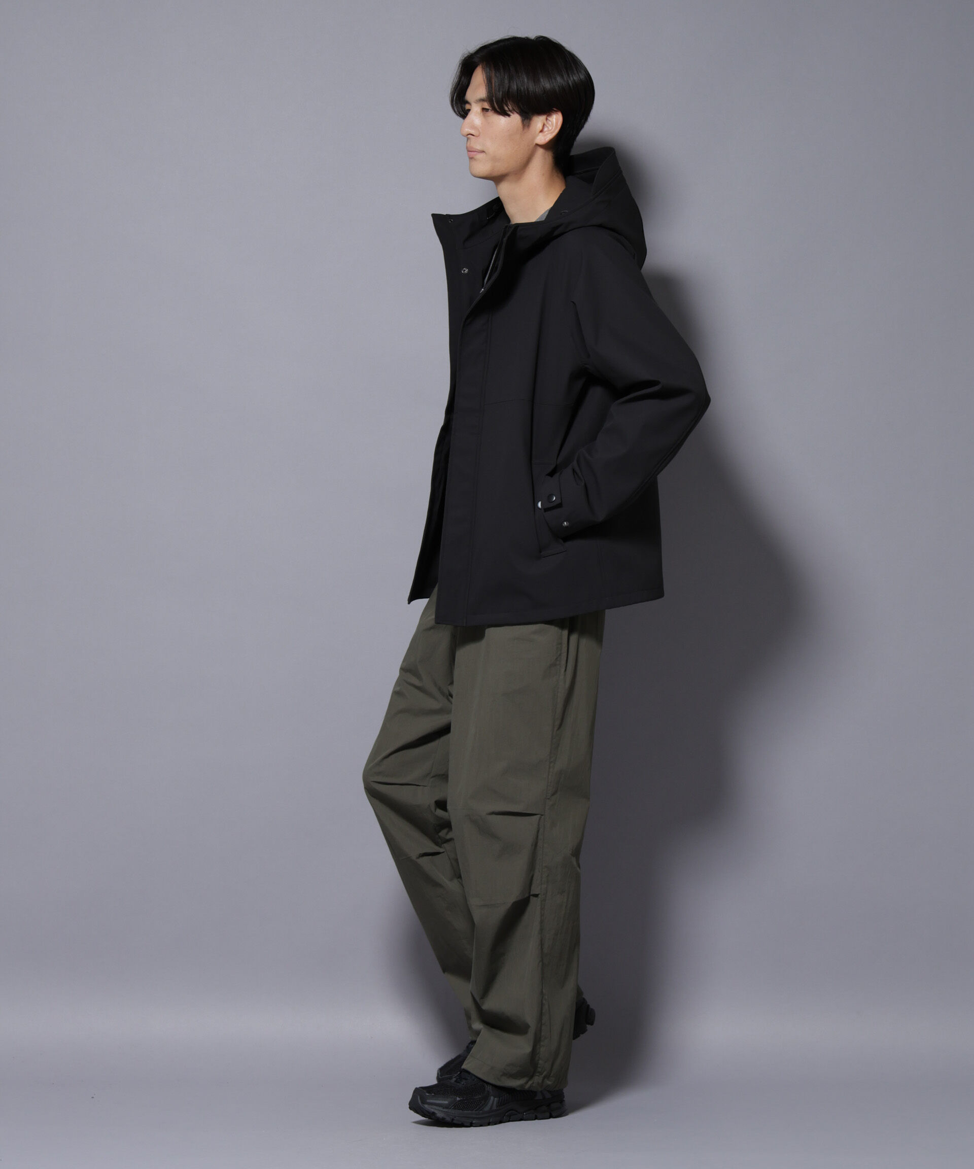 nano･universe「ボンディングウォームパーカー」|ブルゾン・スタジャン|