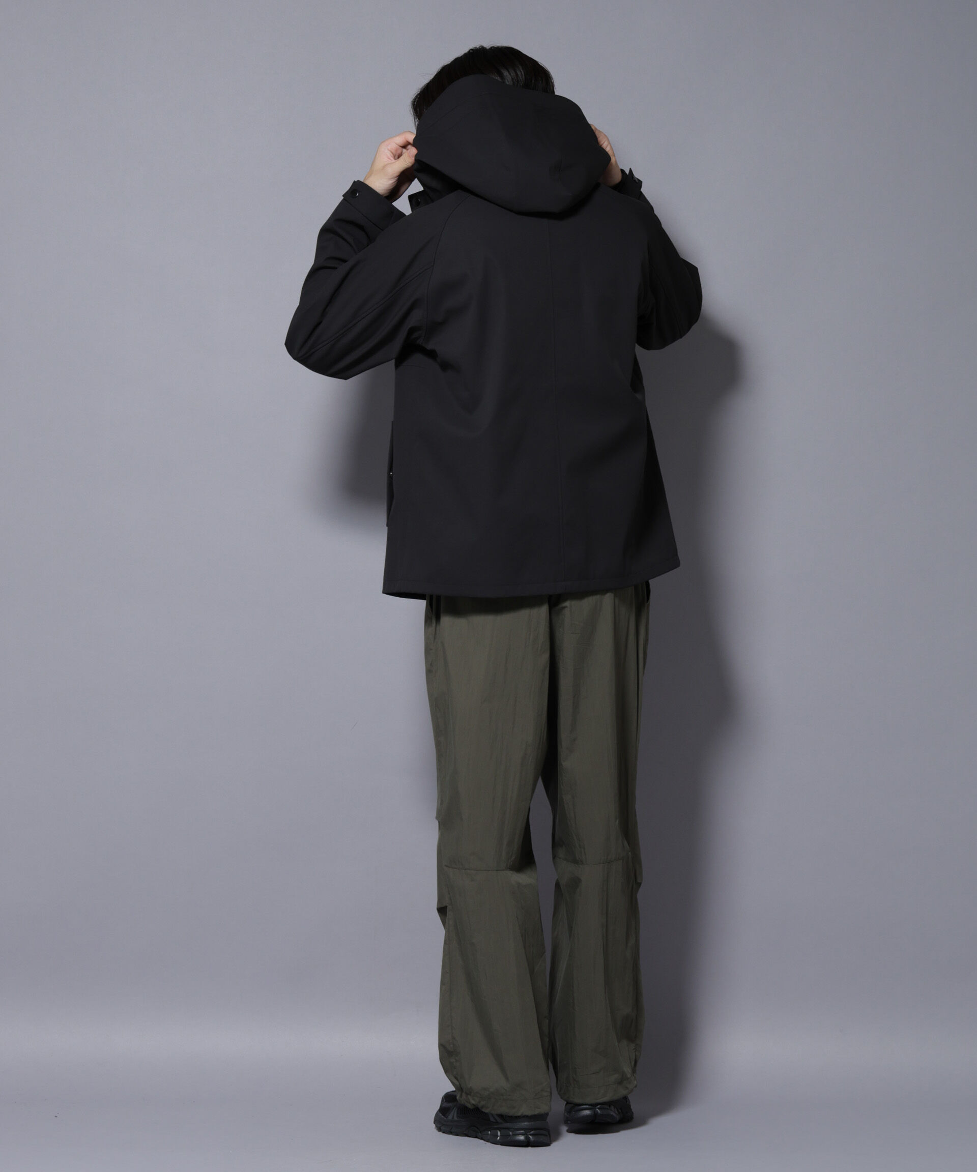 nano･universe「ボンディングウォームパーカー」|ブルゾン・スタジャン|