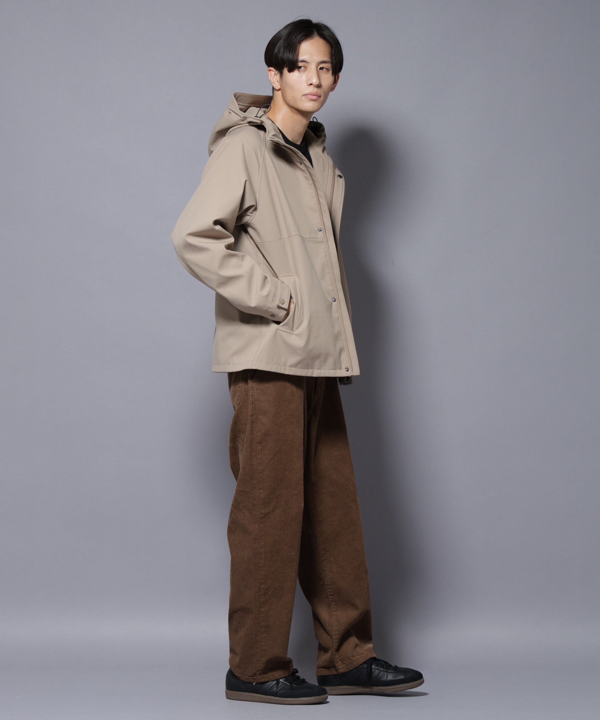 nano･universe「ボンディングウォームパーカー」|ブルゾン・スタジャン|