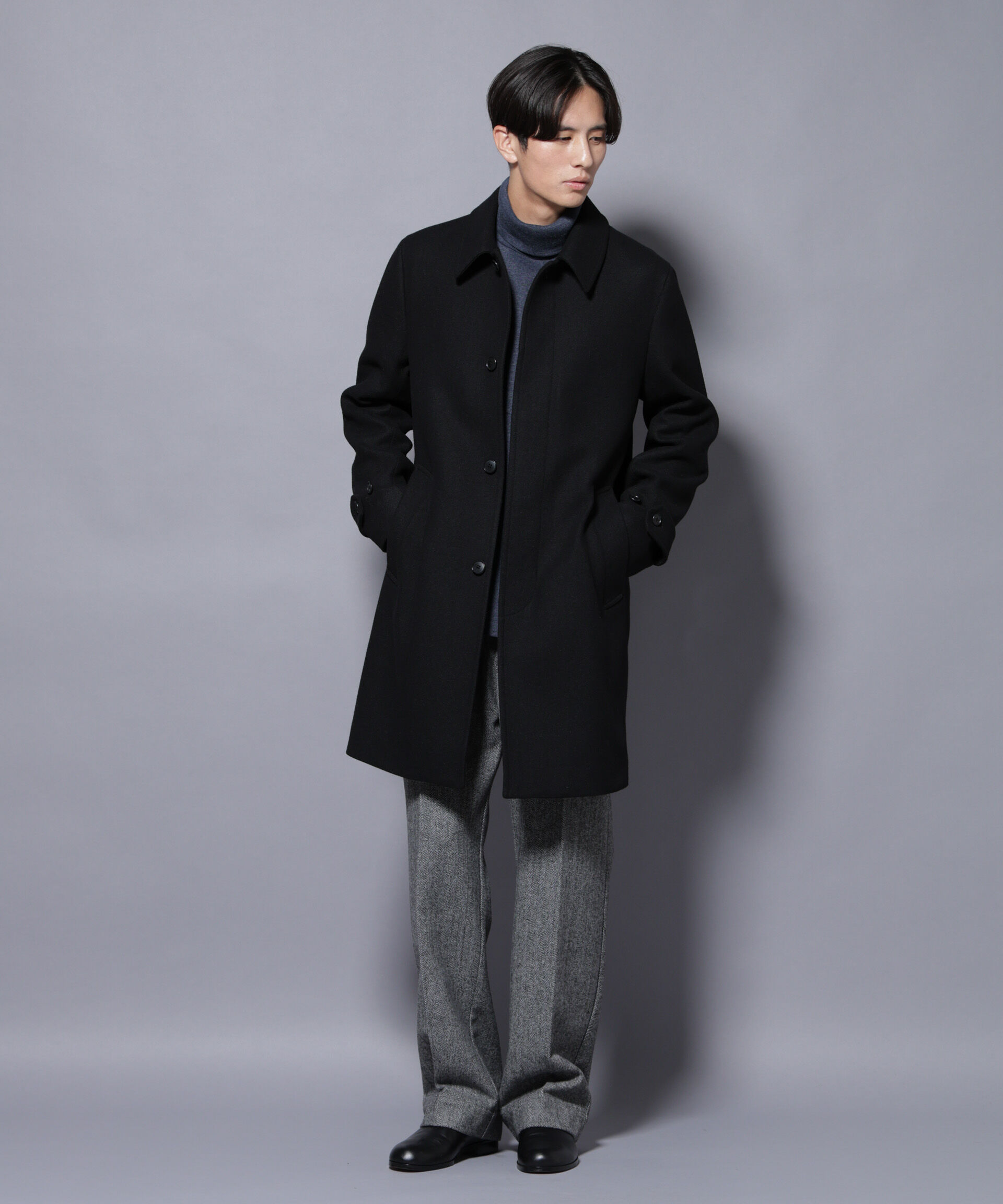 nano･universe「ヘリンボーンストレートスラックス」|チノ|