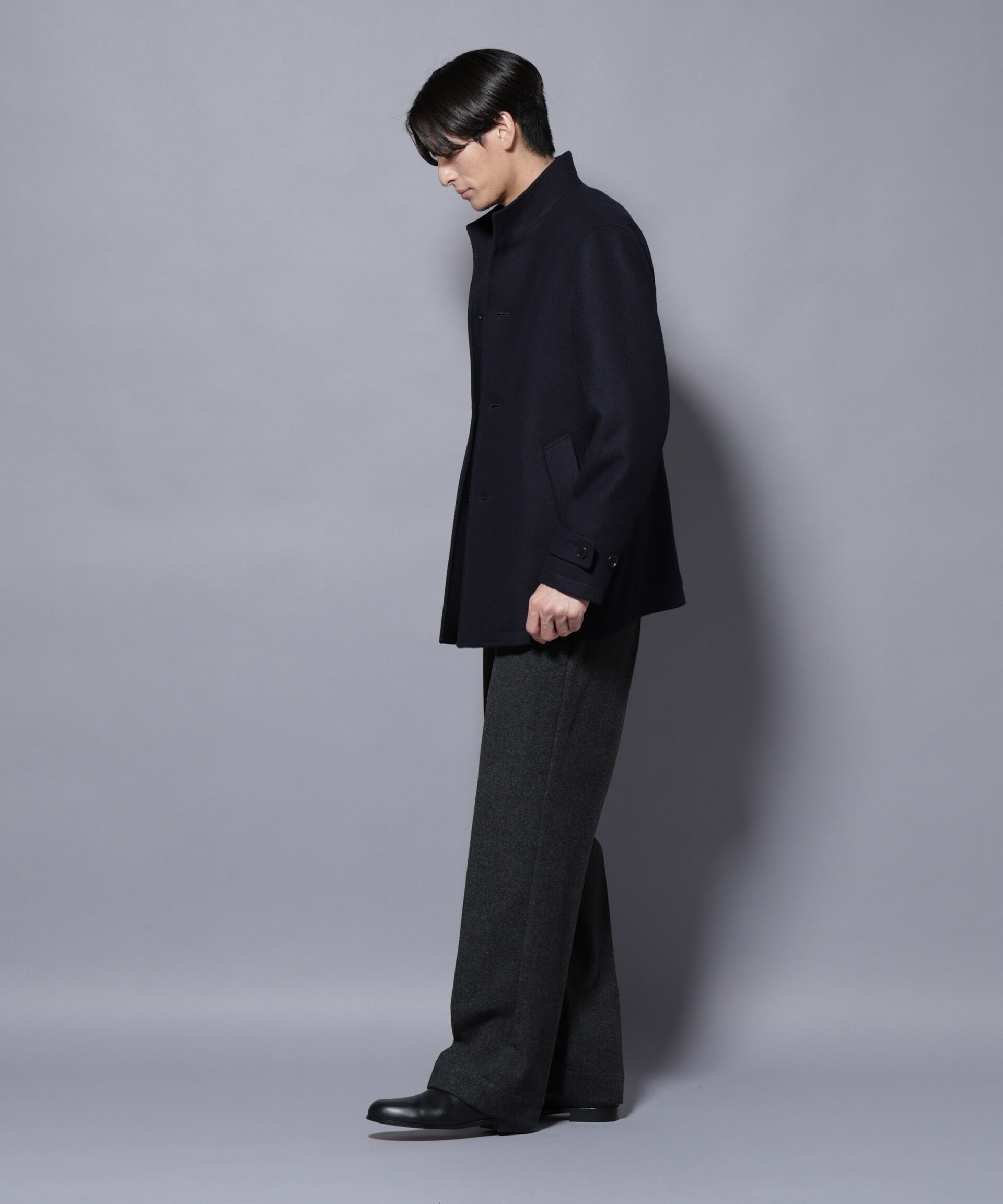 nano･universe「ヘリンボーンストレートスラックス」|チノ|