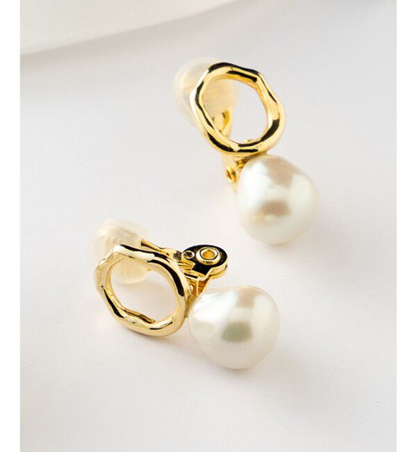 23区「【好評につき追加】バロック パール イヤリング」|イヤリング|ゴールド系