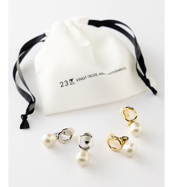 23区「【好評につき追加】バロック パール イヤリング」|イヤリング|