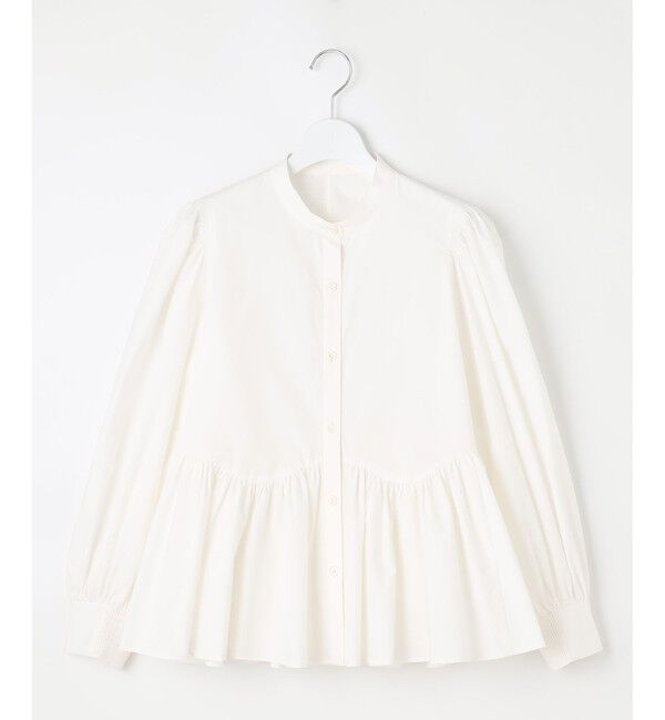 23区「【SLOW/一部店舗限定】タンブラーコットンブロード ブラウス」|シャツ・ブラウス|