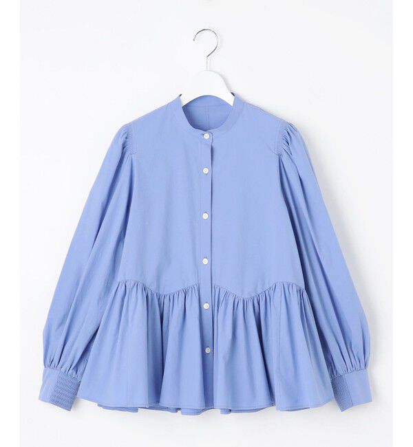 23区「【SLOW/一部店舗限定】タンブラーコットンブロード ブラウス」|シャツ・ブラウス|