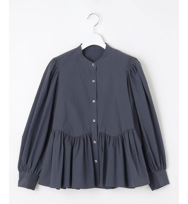 23区「【SLOW/一部店舗限定】タンブラーコットンブロード ブラウス」|シャツ・ブラウス|