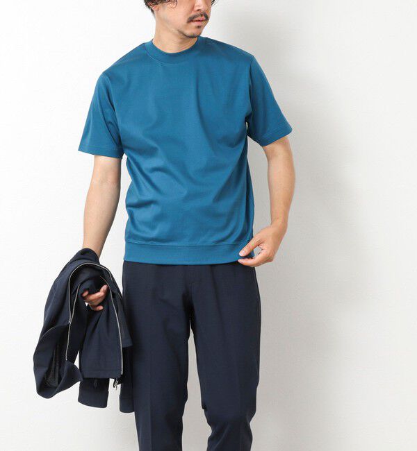 NOLLEY'S goodman「《ビジカジ対応》シルケットスムースドレスTシャツ 25SS」|Tシャツ・カットソー|