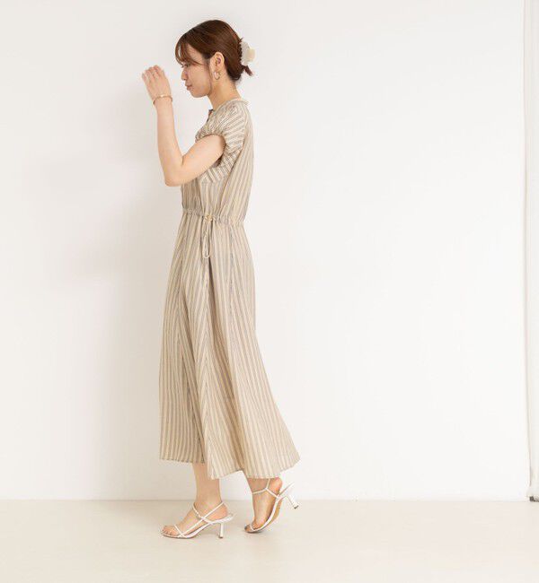 NOLLEY'S「ドロストシャツワンピース」|ワンピース|